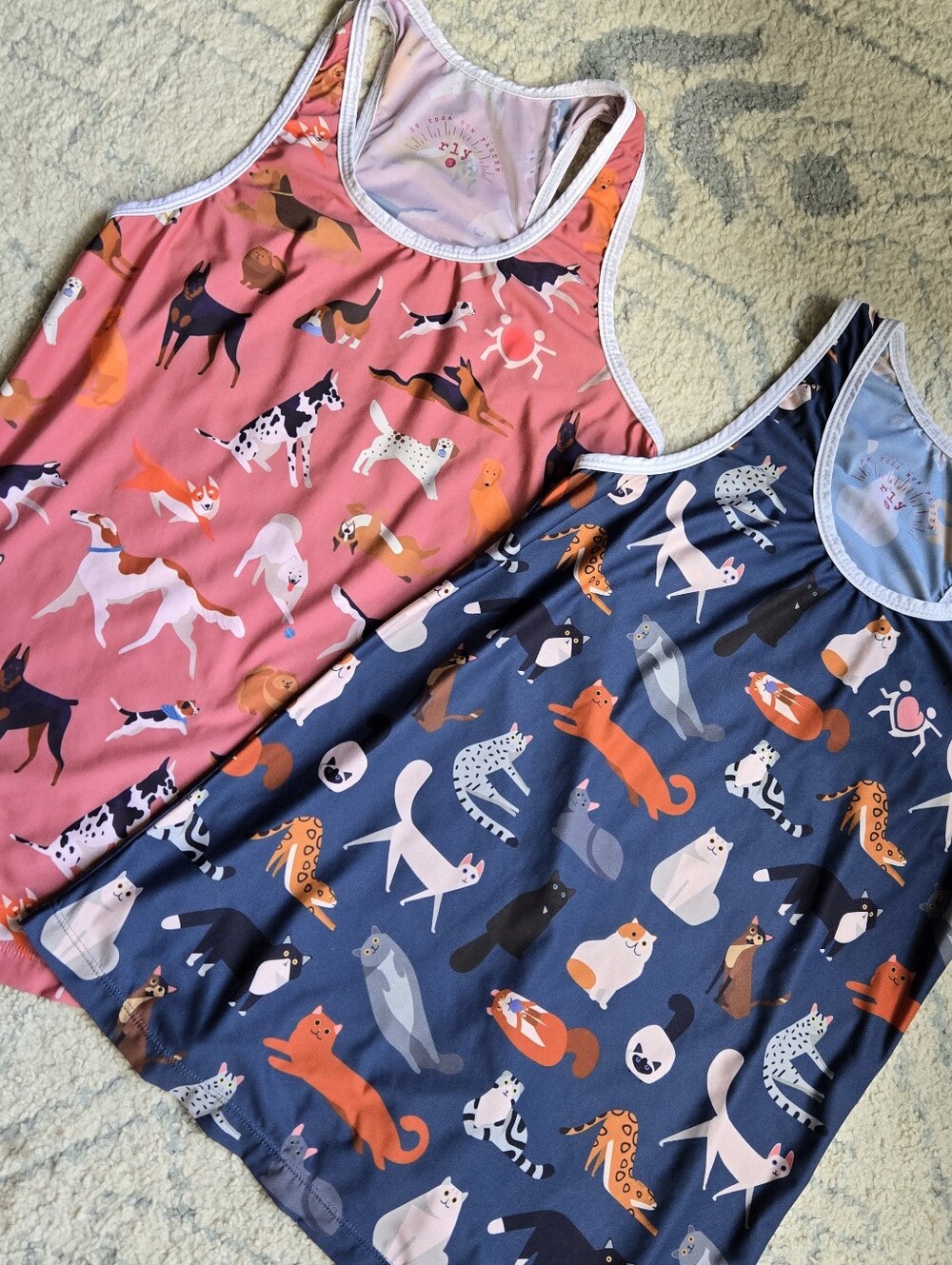 Relay Active Cat & Dog Running Singlets Bundle